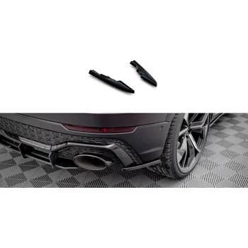 Tuning Splittery zadní boční Audi RSQ8 Mk1 černý lesklý plast