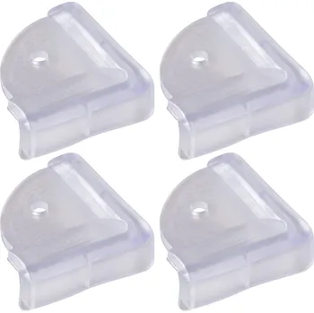 Walteco Ochrana rohu 43x43x19mm, samolepicí, transparentní, 4 ks