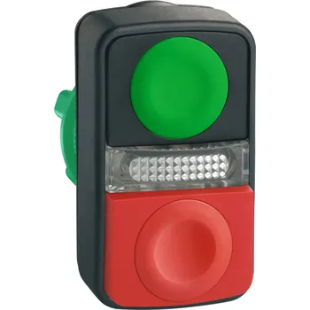 Stykač SCHNEIDER ELECTRIC SCHNEIDER Hlavice ovládací ZB5AW7L3740 dvoutlačítková ZB5AW7L3740