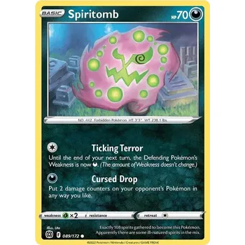 Karetní hra Spiritomb - 89/172 - Brilliant Stars Typ karty: Non-Holo