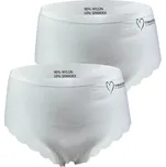 GreeNice Dámské bezešvé kalhotky Tinasan - Art.516 (Balení/2ks) Barva: Bílá, Velikost: XL
