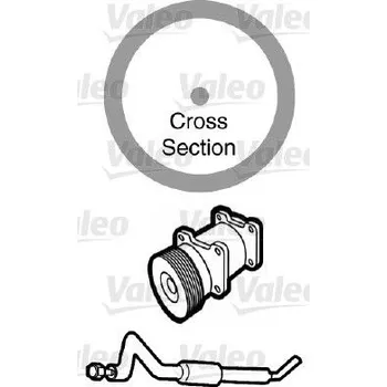 Chladič motoru Těsnění, potrubí chladiva VALEO 509166