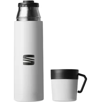Termohrnek Seat Termoska s hrníčkem bílá SEAT 490ml