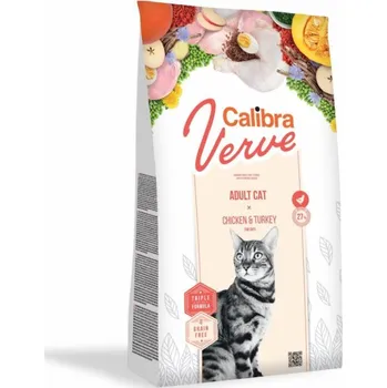 Krmivo pro kočku Calibra Cat Verve GF Adult Chicken&Turkey 3,5kg (objednání u dodavatele)