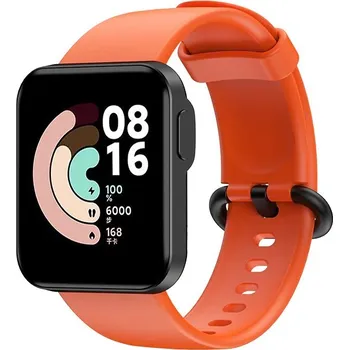 Příslušenství k chytrým hodinkám Silikonový řemínek pro Xiaomi Mi Watch Lite Barva: oranžová
