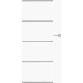 Interiérové dveře Interiérové dveře DRE Auri pravé 70 cm bílá mat AURABM70P