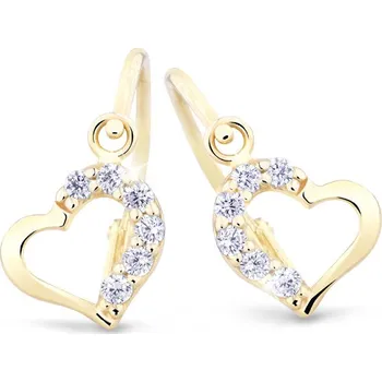 Náušnice Cutie Jewellery Dětské náušnice C2757Z-Bílá