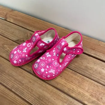 Dívčí bačkory Bačkůrky - Love, Beda Barefoot Velikost: 34