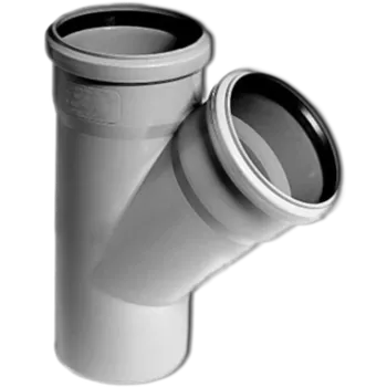 Kanalizační potrubí HTEA odbočka 75/50 mm 45°