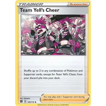 Karetní hra Team Yell's Cheer - 149/172 - Brilliant Stars Typ karty: Non-Holo