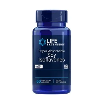 Life Extension Super-Absorbable Soy Isoflavones Doplněk stravy se sójovým isoflavonem 60 ks, vegetariánská kapsle