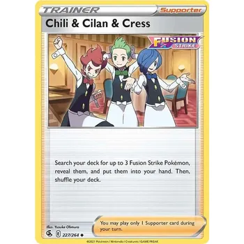 Karetní hra Chili Cilan Cress 227/264 - Fusion Strike Typ karty: Non-Holo