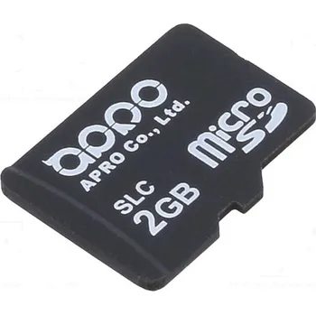 Paměťová karta APRO Paměťová karta průmyslová microSDHC,SLC 2GB -40÷85C