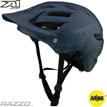 Cyklistická přilba MTB helma TroyLeeDesigns A1 Helmet MIPS Classic Slate Blue 2022 XL-XXL