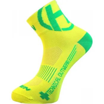 Pánské termo ponožky ponožky HAVEN LITE SILVER NEO 2páry žluto/zelené (ponožky HAVEN LITE SILVER NEO 2páry žluto/zelené)