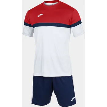 Dres Komplet Joma ACADEMY V bílá/červená (3XS/140)