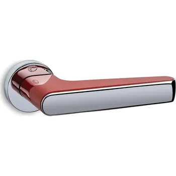 Dveřní kování Cobra dveřní kování Model 2015 (chrom lesk/červená) Provedení: PZ (klika/klika, zámek FAB)