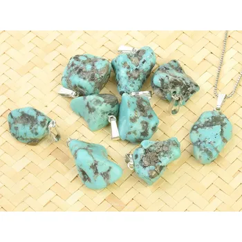 Přívěsek Tyrkys nepravidelný přívěsek Ag 925/1000 úchyt