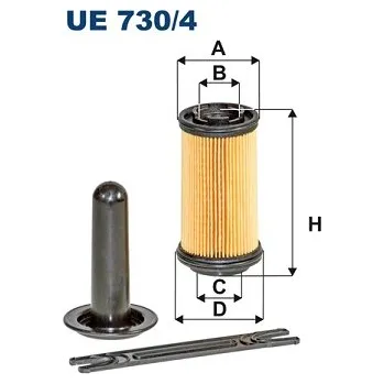 Olejový filtr Filtr močoviny FILTRON UE 730/4