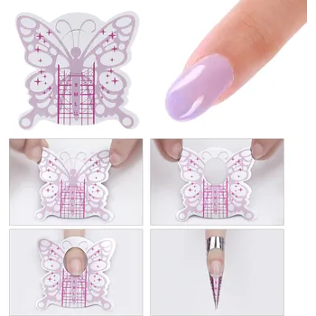 CuteNails Šablony pro modeláž nehtů: motýlek Počet v balení: 10 kusů