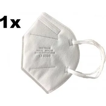 respirátor Yetrue Respirátor FFP2 N9CS2, certifikovaný, jednotlivě balený, 1ks