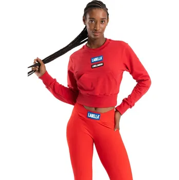 Dámská mikina LABELLAMAFIA Dámská mikina Go On Red M červená