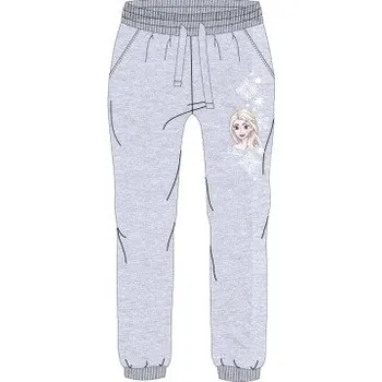 E plus M - Dívčí / dětské tepláky Ledové království - Frozen - Elsa - šedé 104