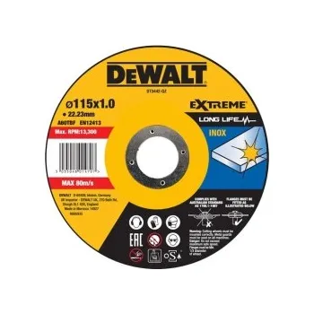 Řezný kotouč Kotouč řezný na nerez 115x22,23x1,0 LONG LIFE Dewalt DT3442