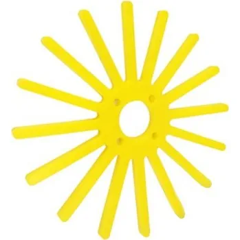 Pojezdové kolečko Hvězdice plečky 300 mm, 93 Shore A