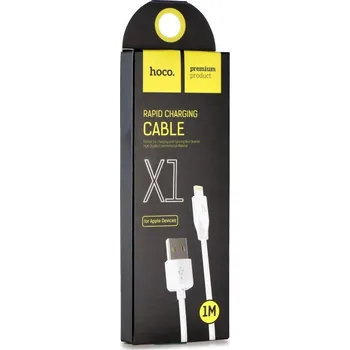 HOCO speed pro iPhone Lightning 8pinový nabíjecí kabel X1 bílý (Datový a nabíjecí kabel Hoco pro Apple Iphone bílý)