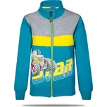 Chlapecká mikina - KUGO HM0616, tyrkysová Barva: Tyrkysová, Velikost: 104