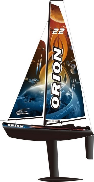 Orion plachetnice V2 2,4GHz RTR černá