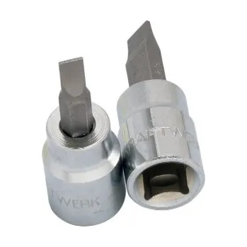 Bit KRAFTWERKTOOLS Nástavec 3/8" bit plochý 48mm Varianta: Nástavec 3/8" bit plochý 10mm /55mm