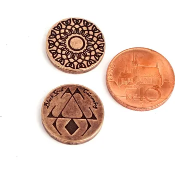 Příslušenství k deskovým hrám Herní Slovanské kovové mince Varianta: měděná Herní kovové mince