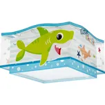 Dalber 63476 SHARKS - Dětské fosforeskující stropní svítidlo s motivem malých žraloků + Dárek 2x LED žárovka (Stropní přisazený lustr do pokojíčku)