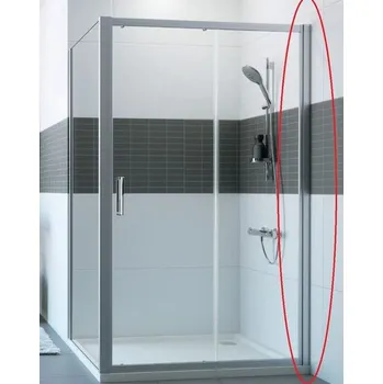 Hüppe Rozšiřovací profil 200 x 1,5 cm, stříbrná pololesk A21005.069