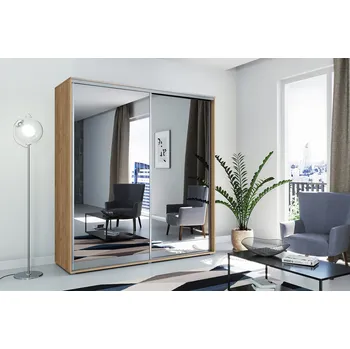 Šatní skříň Skřín šatní vysoká A1 215 craft zlatý/craft zlatý