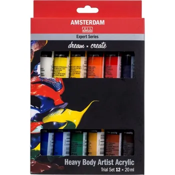 Speciální výtvarná barva Akryl Amsterdam Expert Trial sada - 12x20 ml