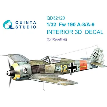 Plastikový model 1/32 Fw 190 A-8/A-9 3D-Printed&col.Interior (REV)