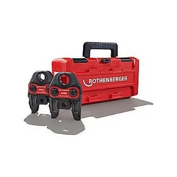 Kleště Set - Lisovací čelisti SV42-54 Standard v kufru Rothenberger 015080X (Rothenberger 015080X 2 čelisti V / SV 42-54 pro Romax 3000, 4000, AC ECO aj.)