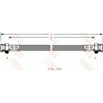 Brzdová hadice Brzdová hadice TRW PHA368