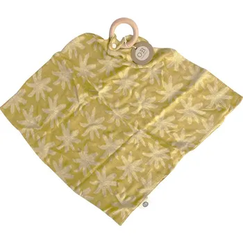 Plena OB Designs Plenka s kroužkem 40x40, Pear / Palm Print