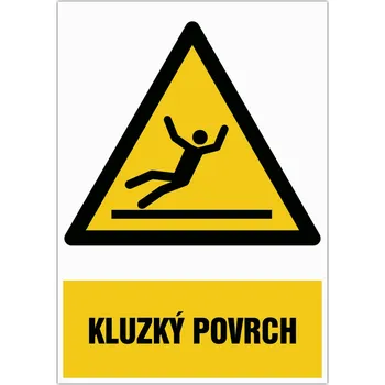 Značka - kluzký povrch, samolepicí fólie, 210 × 297 mm