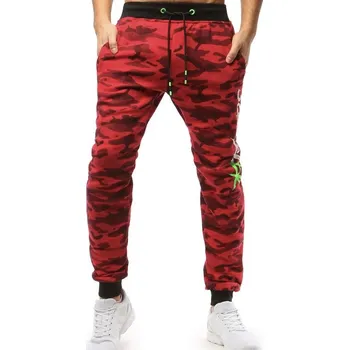 Pánské tepláky moro červené Dstreet UX3514 L