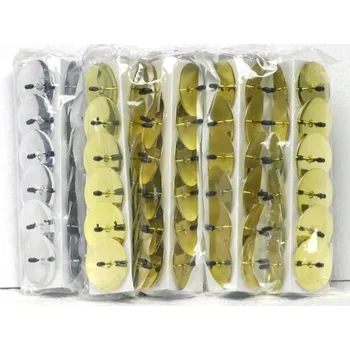 Vánoční svícen HABAčeK bodec na adventní svíčku 48ks stříbrný