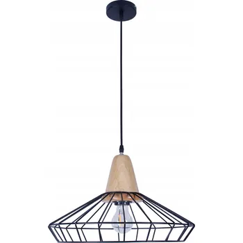 Berge Závěsné stropní svítidlo E27 SCANDI - B7062 - černé