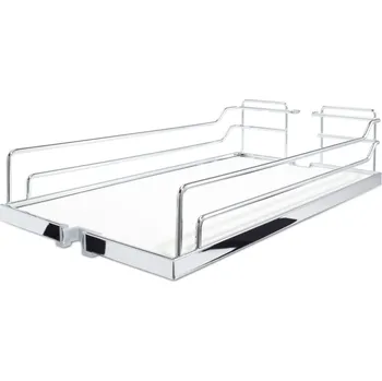 Kuchyňská skříňka KESSEBÖHMER Koš DISPENSA junior III arena classic - chrom/bílá Šířka korpusu: 400 mm