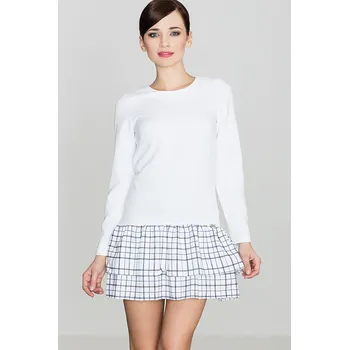 Dámská móda Dámské bílé šaty K423 Velikost: L