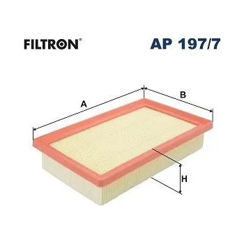 Vzduchový filtr Vzduchový filtr FILTRON AP 197/7