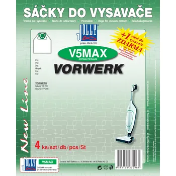 Příslušenství pro úklid JOLLY Sáčky do vysavače V5 MAX - textilní Vůně sáčku: Horská louka